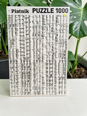 New Factory Sealed Musical Notes 1000 Piece Jigsaw Puzzle Piatnik